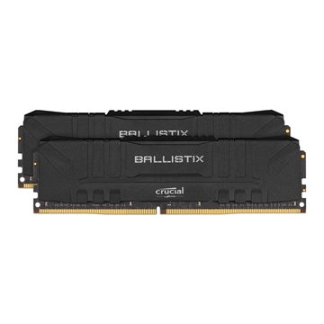 Crucial Ballistix 16GB (2 x 8GB) DDR4-3200 CL16 Memory Kit BL2K8G32C16S4B - Black