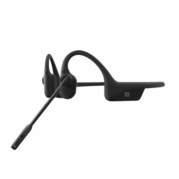 Shokz OPENCOMM Open-Ear Bone Conduction Stereo Headset (Bluetooth 5.1, IP55) - Black