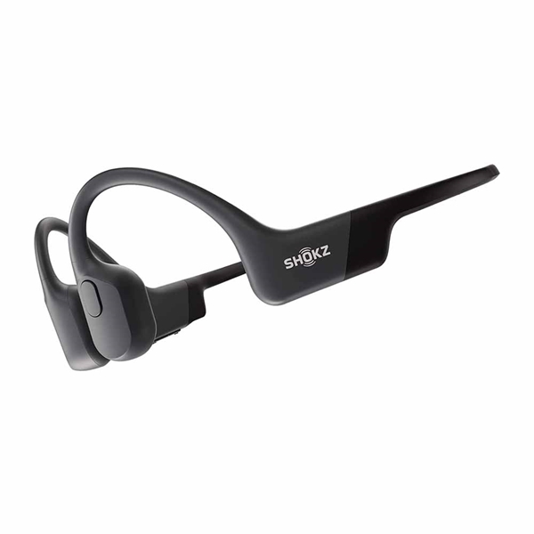 Shokz OPENRUN Open-Ear Bone Conduction Headphones (Bluetooth 5.1, IP67) - Black