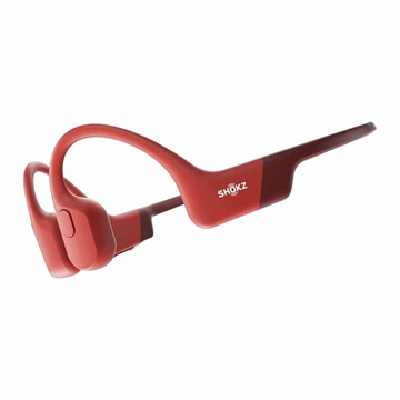 Shokz OPENRUN Open-Ear Bone Conduction Headphones (Bluetooth 5.1, IP67) - Red