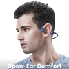 Shokz OPENRUN Open-Ear Bone Conduction Headphones (Bluetooth 5.1, IP67) - Blue