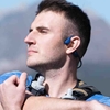 Shokz OPENRUN Open-Ear Bone Conduction Headphones (Bluetooth 5.1, IP67) - Blue