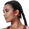 Shokz OPENRUN Open-Ear Bone Conduction Headphones (Bluetooth 5.1, IP67) - Red