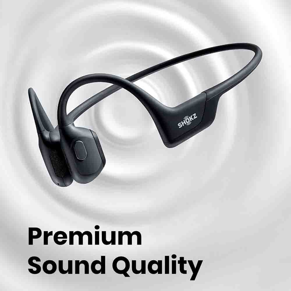 Shokz OPENRUN Pro OpenEar Bone Conduction Sports Headphones (Bluetooth 5.1, IP55) Black