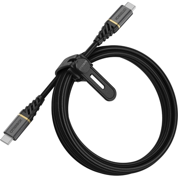 OtterBox 2M Premium Fast Charge USB-C to USB-C Cable - Glamour (Black)