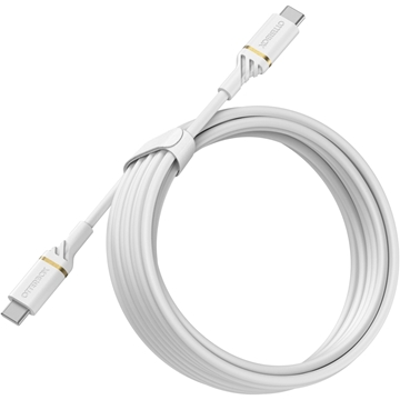 OtterBox 3M Fast Charge USB-C to USB-C Cable - Cloud Dust (White)