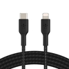 Belkin BOOST↑CHARGE™ 2M USB-C to Lightning Braided Cable - Black