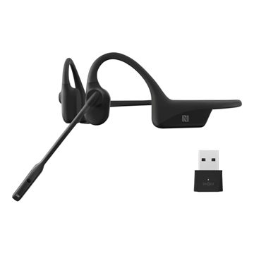 Shokz OPENCOMM UC Open-Ear Bone Conduction Stereo Headset (Bluetooth 5.1, IP55) - Black