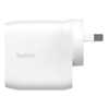 Belkin BOOST↑CHARGE™ Pro 60W Dual USB-C PD 3.1 PPS Wall Charger WCB010auWH