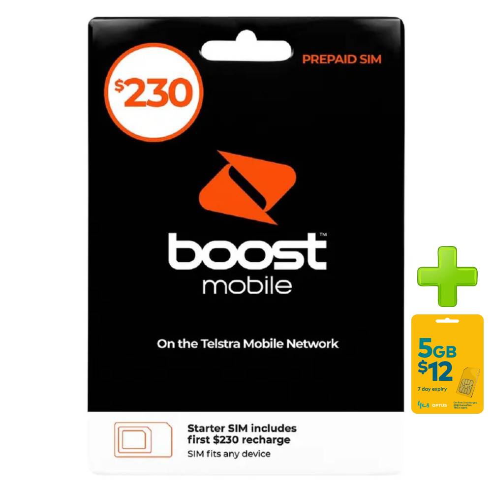 Last Stock Activation Expiry 6/1/2025 Boost Mobile 230 Prepaid SIM Starter Kit AUDITECH