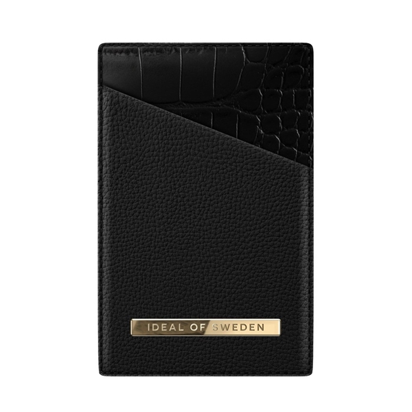 Picture of Ideal of Sweden Nightfall Croco Magnetic Magsafe Compatible Card Holder - Black