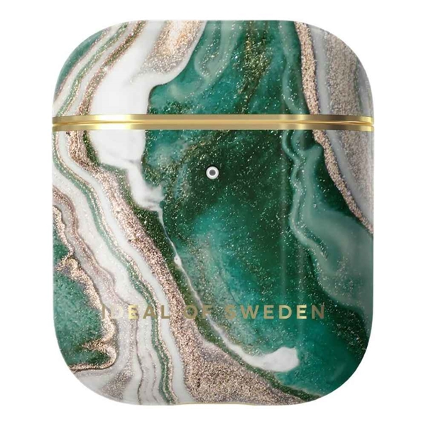 Picture of iDEAL OF SWEDEN Airpods Case for AirPods 1 and 2 - Golden Jade Marble