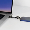 Picture of Rolling Square inCharge® 6 in 1 Keyring Cable - Mercury Grey