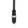 Picture of Rolling Square inCharge® XL 30CM 100W 6 in 1 Travel Charging Cable - Urban Black