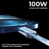Picture of Rolling Square inCharge® XL 30CM 100W 6 in 1 Travel Charging Cable - Urban Black