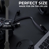 Picture of Rolling Square inCharge® XL 30CM 100W 6 in 1 Travel Charging Cable - Urban Black