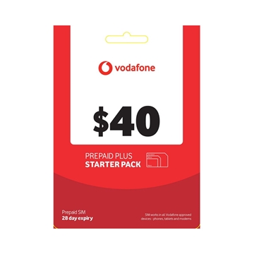 Vodafone $40 Prepaid Plus SIM Starter Pack