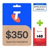 Last Stock - Telstra $350 Prepaid SIM Starter Kit 12 Month Plan 300GB Data