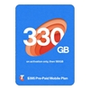Telstra $395 Pre-Paid Mobile SIM Kit 330GB Data 12 Month Plan