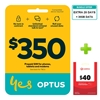 Picture of Optus $350 Prepaid Mobile Phone SIM 300GB Data 365 Day Expiry
